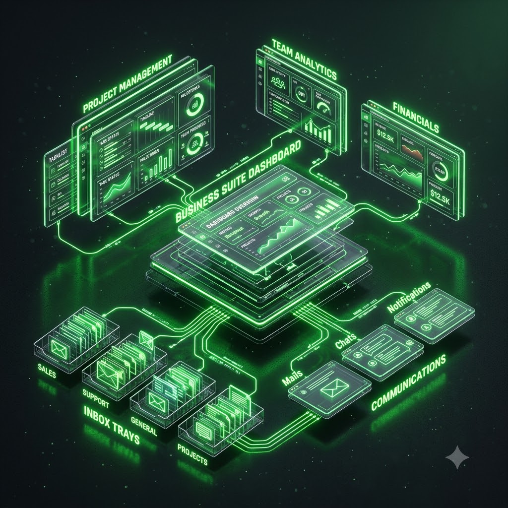 3D isometric diagram of Meta Business Suite automation limitations