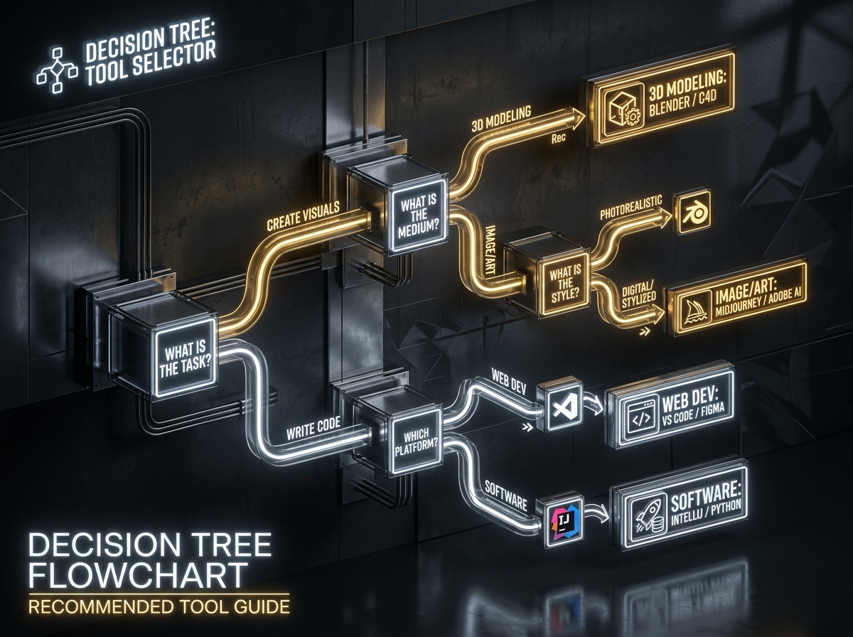 Instagram automation tool selection decision tree flowchart