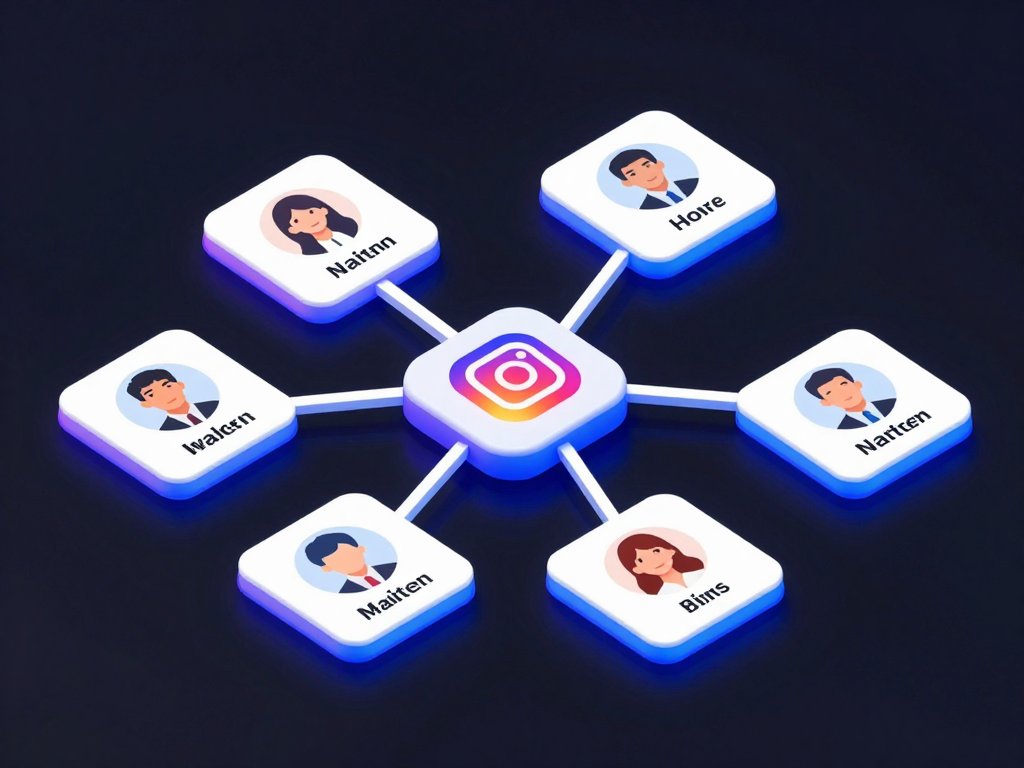 3D isometric decision tree diagram for choosing Instagram DM automation tool