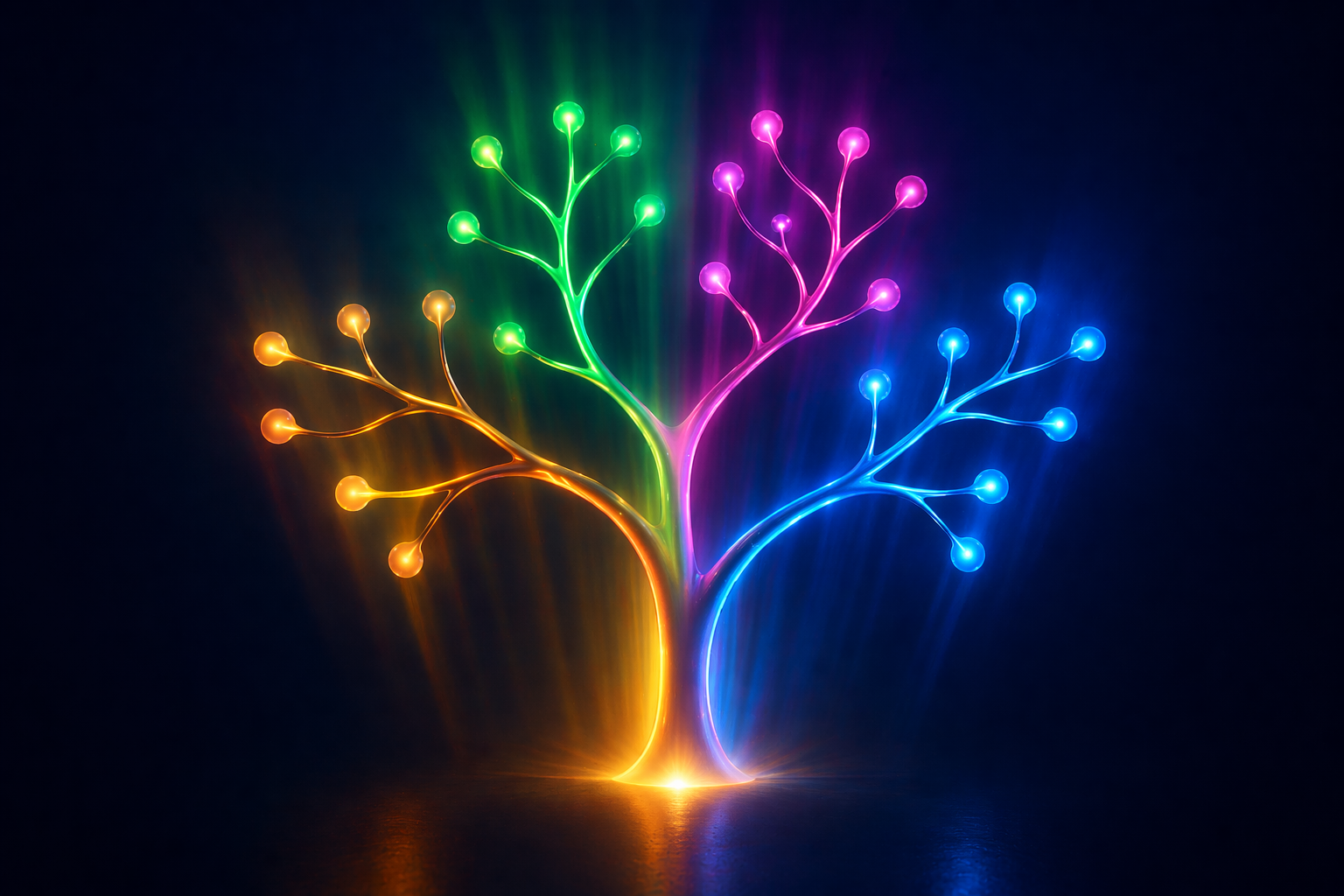 3D photorealistic decision tree diagram for choosing the right Instagram DM automation tool