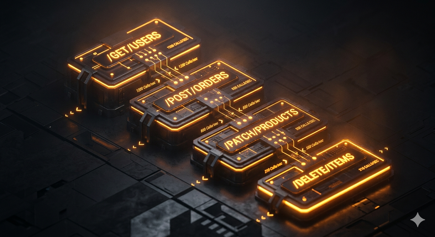 3D isometric diagram illustrating Meta Instagram API rate limit tiers for DM automation