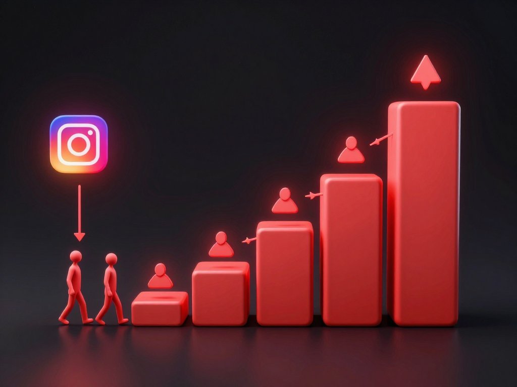 3D infographic showing viral post triggering contact-based billing tier escalation