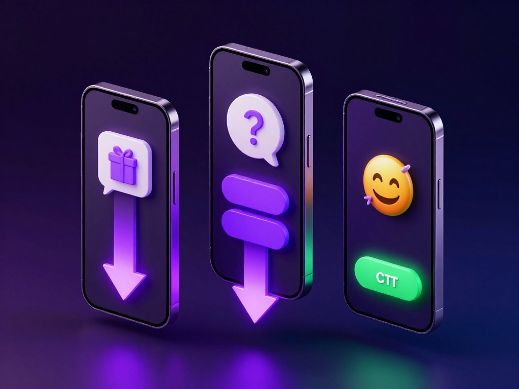 3-message Instagram DM funnel flow — deliver value, qualify, convert